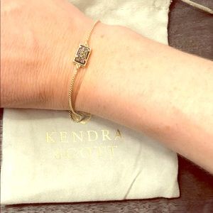 Kendra Scott gem gold plated bracelet